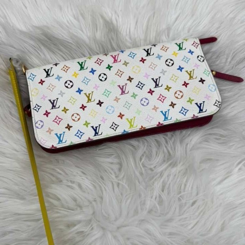 Authentic Louis Vuitton Multicolor Murakami Long Wallet White Zippy Wallet - Picture 14 of 14